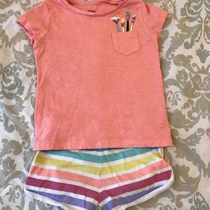 👩🏽‍🎨 Girl Artist Paintbrush Tee + Free Shorts